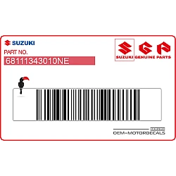 Naklejka na dolną owiewkę, pług, prawa strona