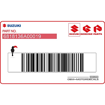 Belly pan decal, left side