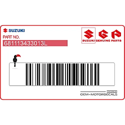 Adesivo carena inferiore, lato destro