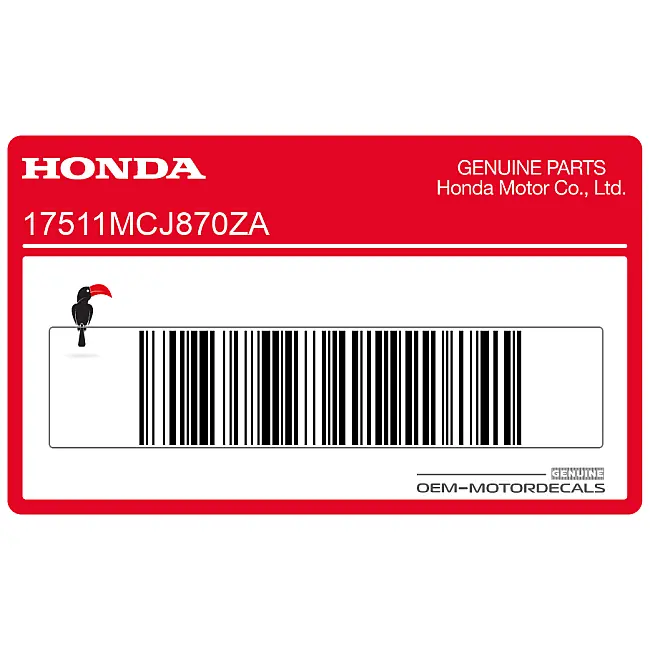 Honda CBR900RR Kraftstofftank CBR Aufkleber rechte Seite OEM 17511MCJ870ZA