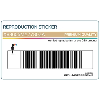 Heckverkleidung Aufkleber, Rechte Seite