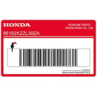 HONDA Zijpaneel sticker, linkerkant 86192-KZZ-L30ZA