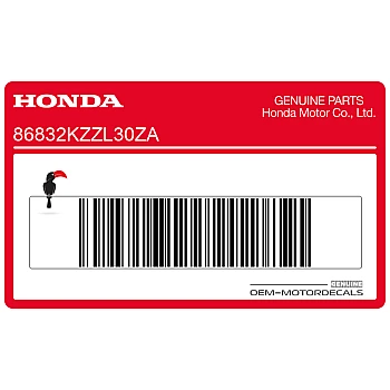 Framecover sticker, linkerkant