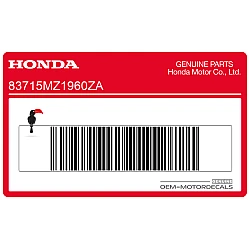 Framecover sticker, linkerkant