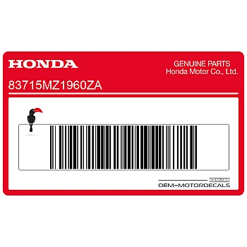 Framecover sticker, linkerkant