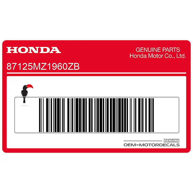 Honda-87125MZ1960ZB