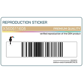 Rahmenabdeckungsaufkleber, rechte Seite