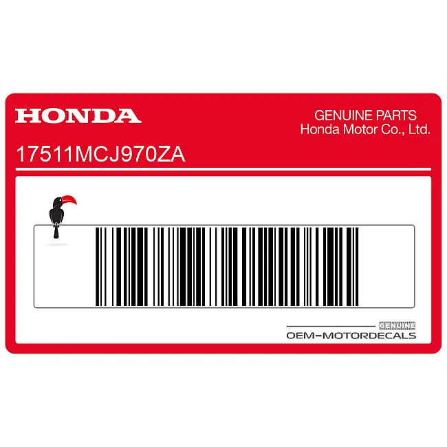 Honda CBR900RR Adesivo Serbatoio Destro CBR Fireblade Lato Destro OEM 17511MCJ970ZA