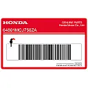Emblema HONDA carenatura superiore