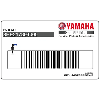 Autocollant de coque arrière, côté droit