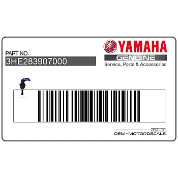 Front cowling decal set