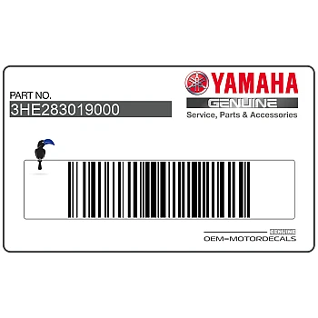 Juego de pegatinas del carenado inferior, lado derecho