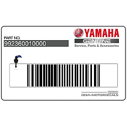 Adhesivo emblema del carenado frontal