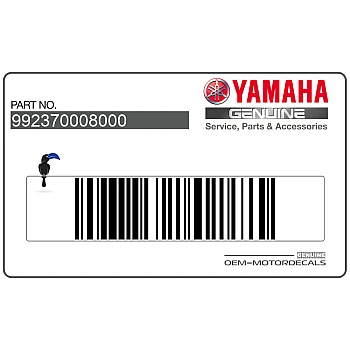 Staartkap embleemsticker