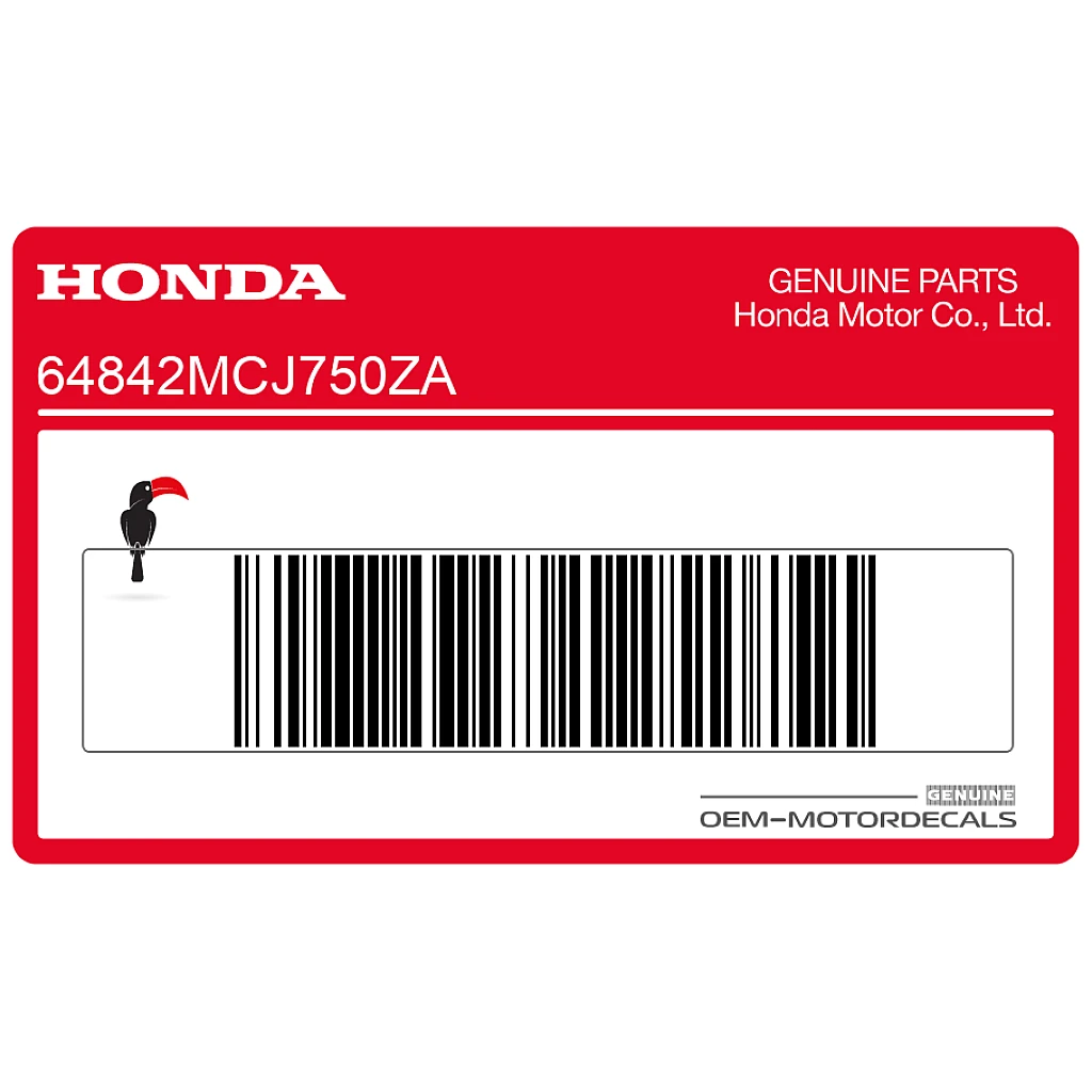 Honda CBR900RR Emblemat na tylną owiewkę siedzenia CBR OEM 64842MCJ750ZA