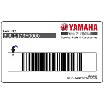 Tail cowl decal, right side