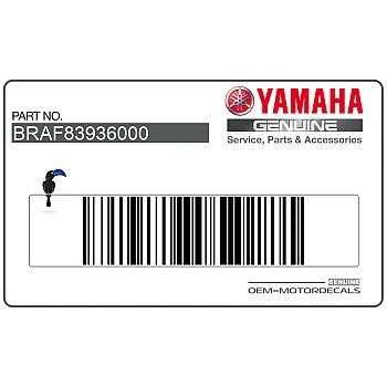 Frontverkleidungsaufkleber, linke Seite