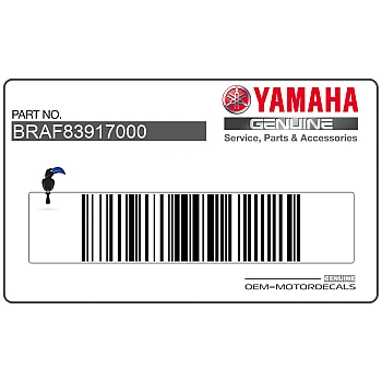 Naklejka Graficzna Owiewka Boczna, Prawa