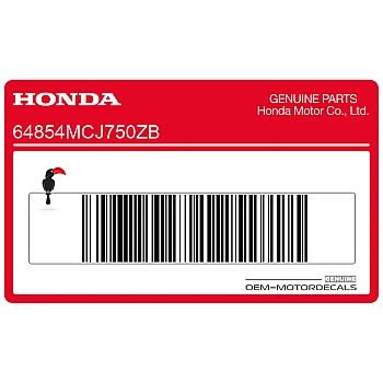 Naklejka na zbiornik, lewa strona