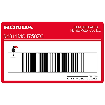 CBR900RR untere Verkleidung Aufkleber, rechte Seite