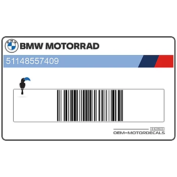 Sticker zijkoffer deksel links