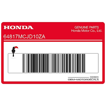 Zijpaneel sticker, rechterkant