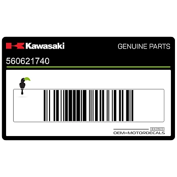 Sticker voor radiateurkap, linkerzijde