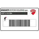 Multistrada-embleem voor staartkap
