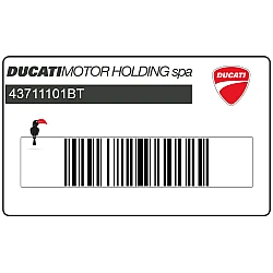 Emblema Multistrada, colín trasero