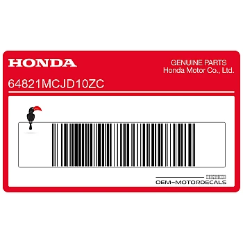 Pegatina para panel lateral, lado derecho