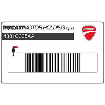 Naklejka paska na obręcz przodu, lewa strona