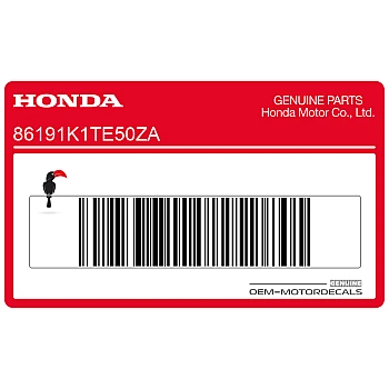 Décalcomanie de l’écopes avant, côté droit