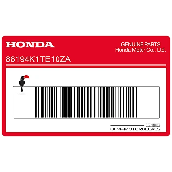 Front shroud stripe B decal, left side