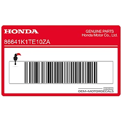 Middenkuip streep A sticker, rechterkant