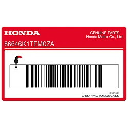 Middenkuip streepdecal C, links