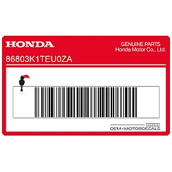 Calcomanía franja del guardabarros trasero, lado derecho