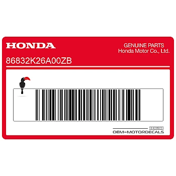 Side cover stripe decal, right side