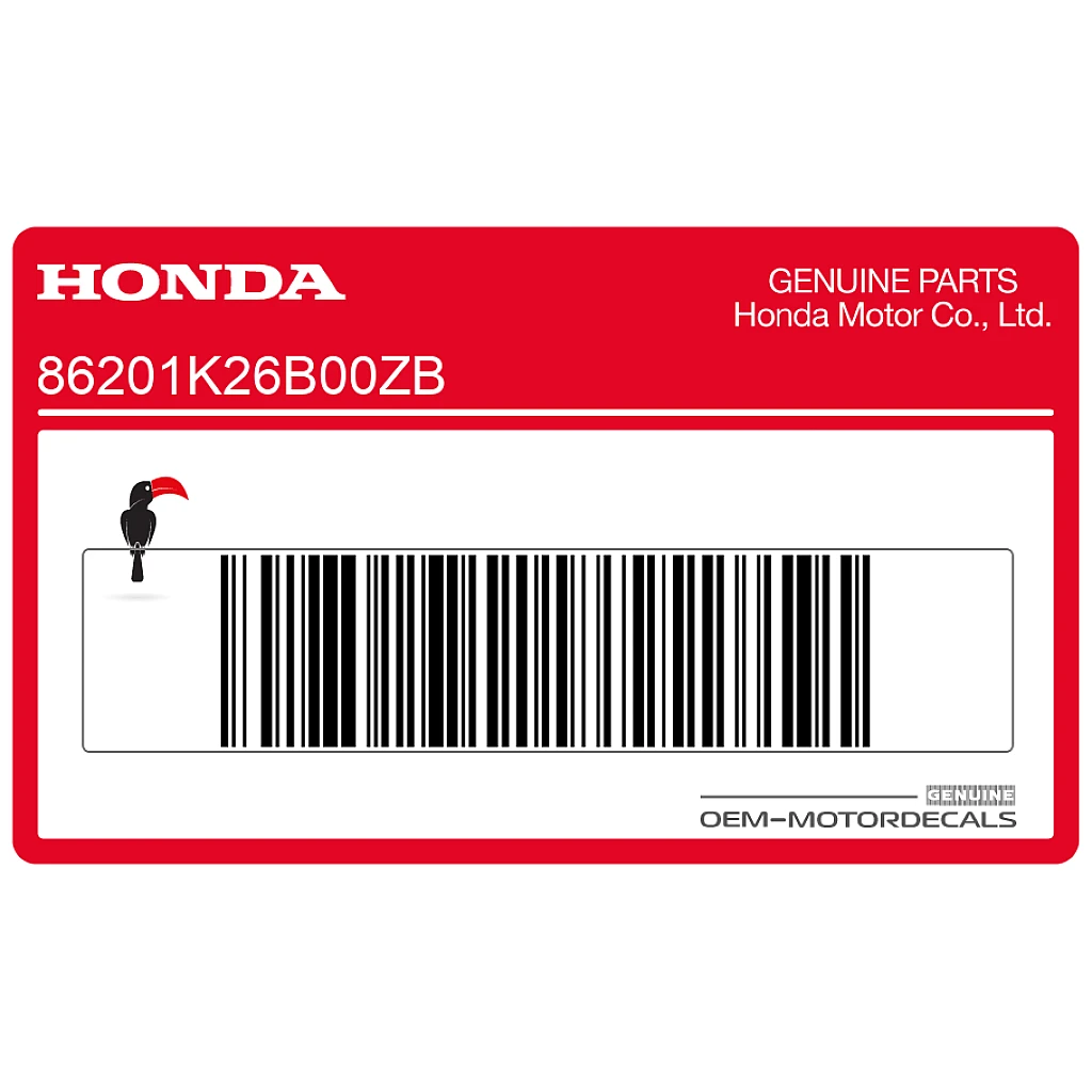Honda-86201K26B00ZB
