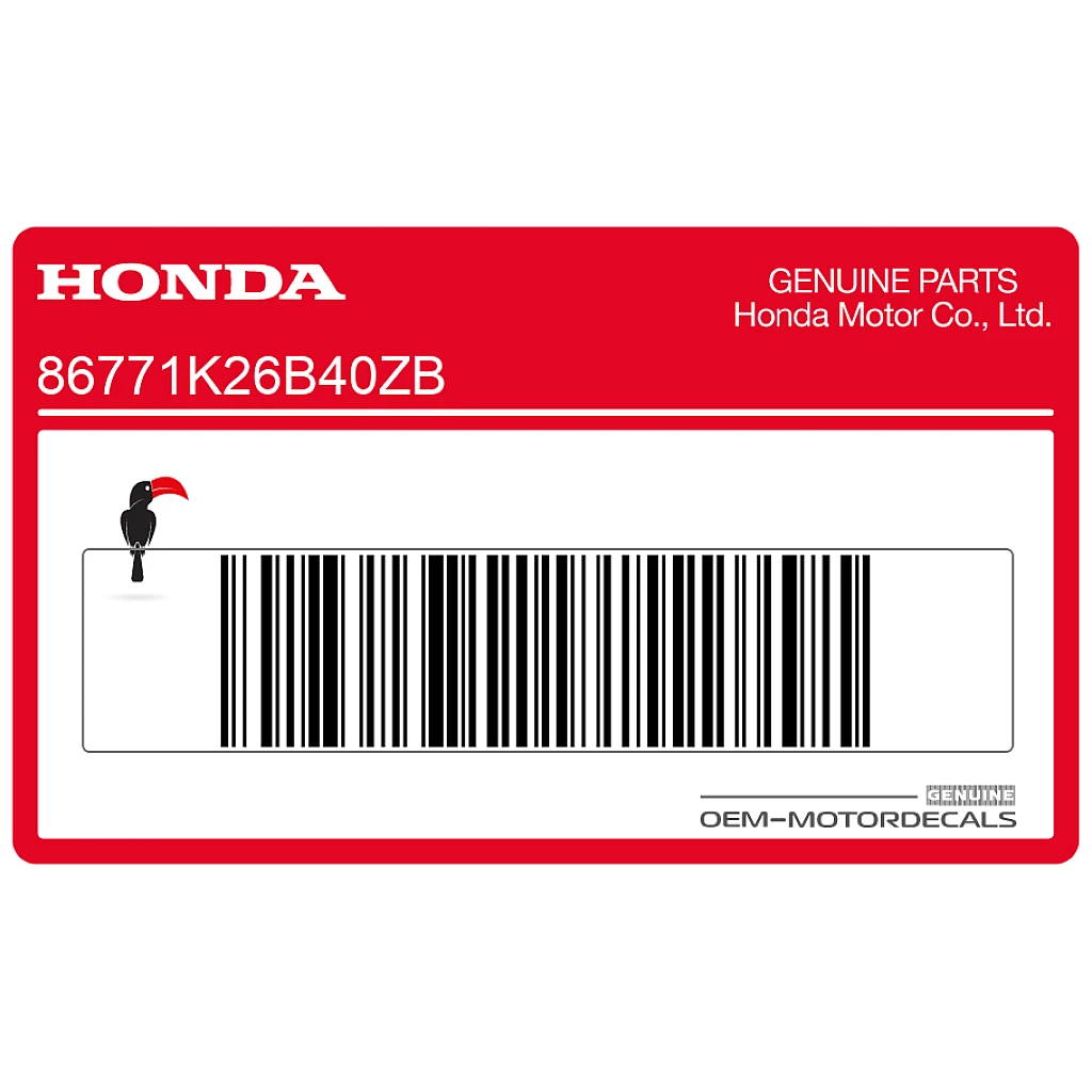 Honda-86771K26B40ZB
