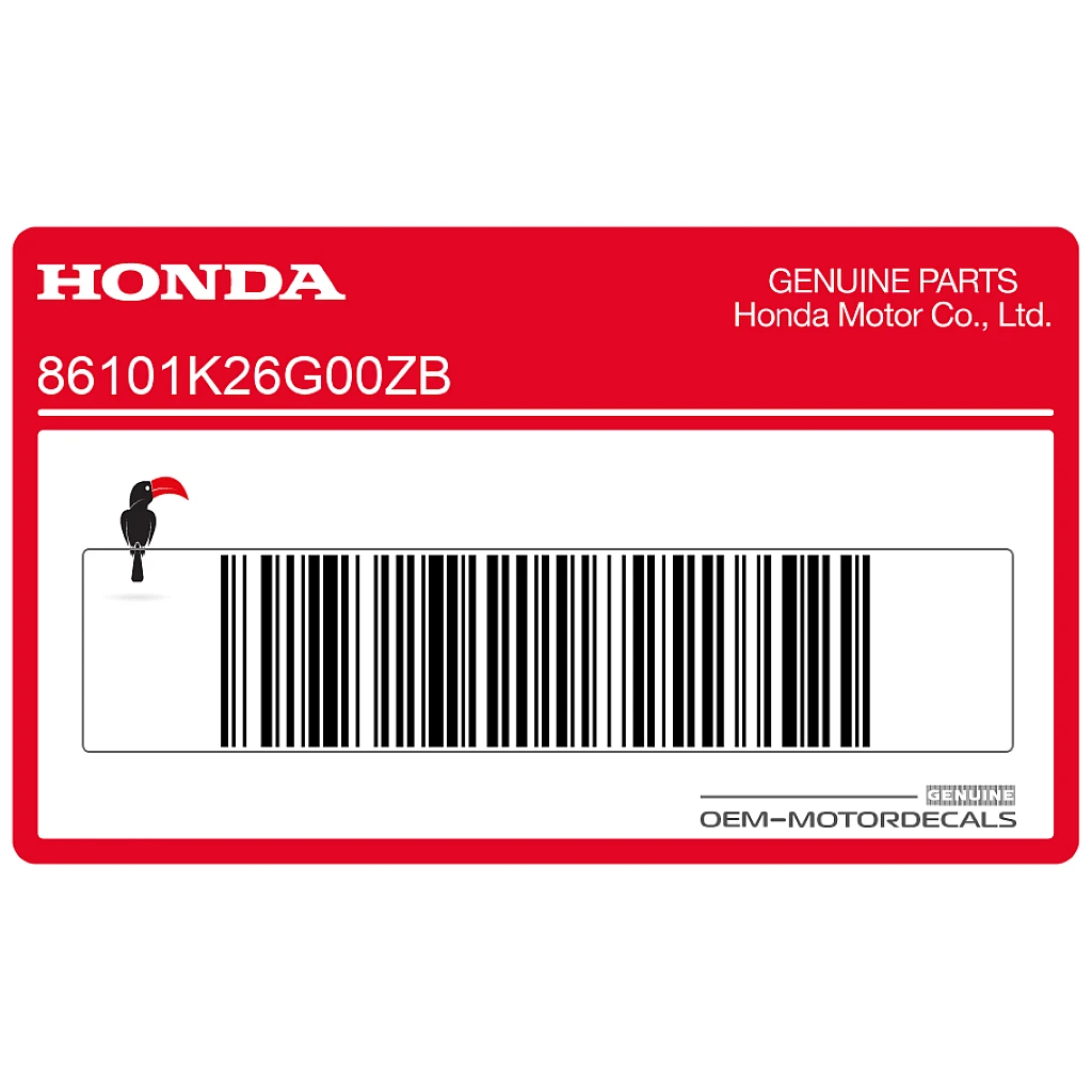 Honda-86101K26G00ZB