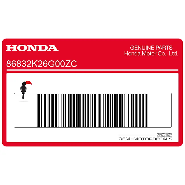Honda-86832K26G00ZC
