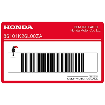 Adesivo emblema Honda sul serbatoio