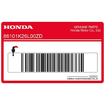 Adesivo emblema Honda per serbatoio