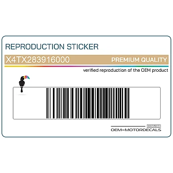 Seitenverkleidung Aufkleber, Linke Seite