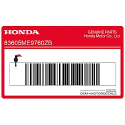 Adesivo copertura laterale Shadow 750