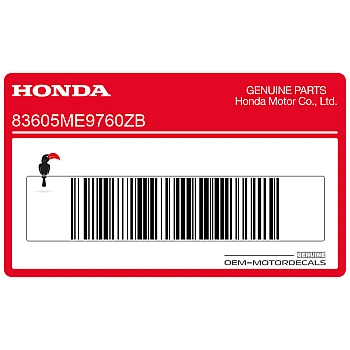 Adesivo copertura laterale Shadow 750