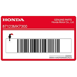 Autocollant de cache latéral