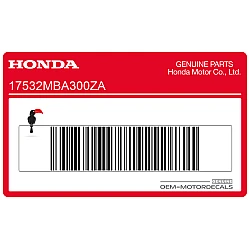 Emblème de réservoir, côté gauche