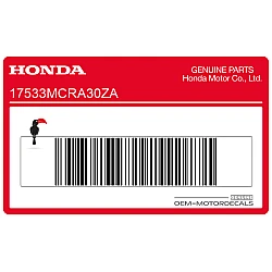 Stripe A Left Fuel Tank Decal (Type 1)