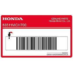 Emblema Honda copertura laterale